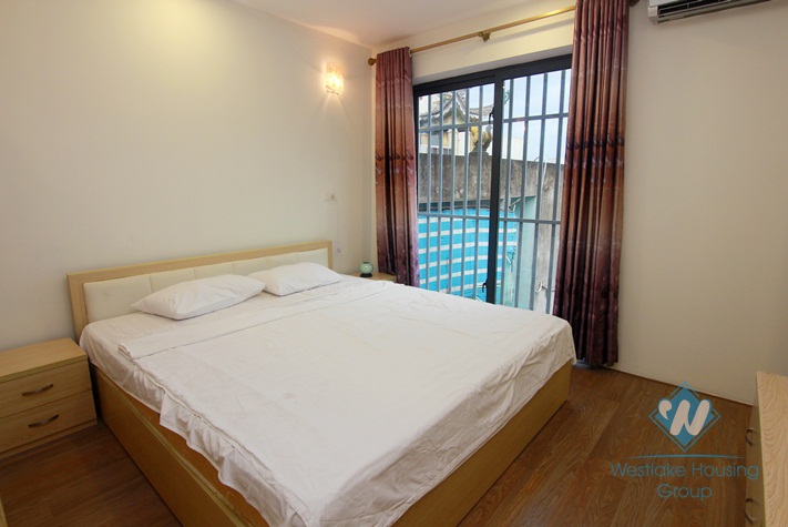 One bedroom apartment for rent in Ba Dinh, near Truc bach and West lake